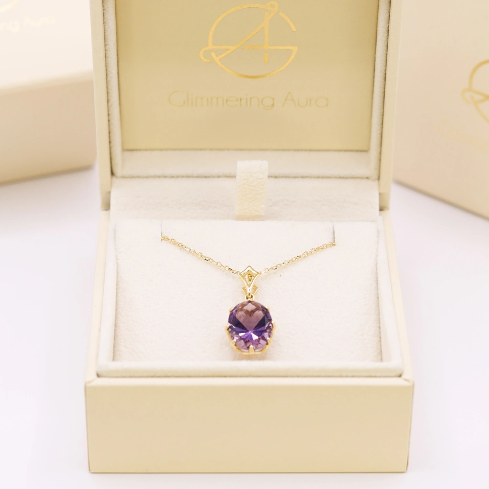 Purple Amethyst Pendant - Calm Energy